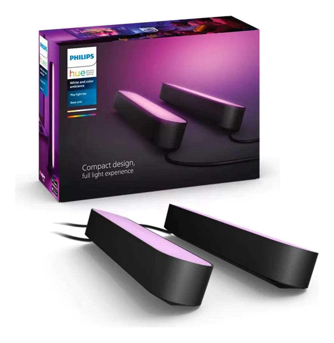 Kit 2 Barras Iluminacao Philips Hue Play Inteligente Smart