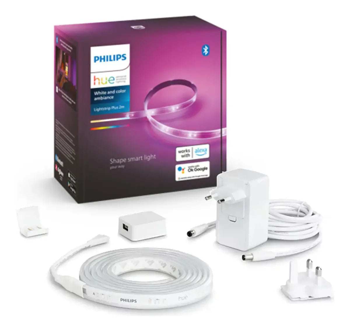 Philips Hue Lightstrip Fita Led 20w RGB 2 Metros Smart Wifi