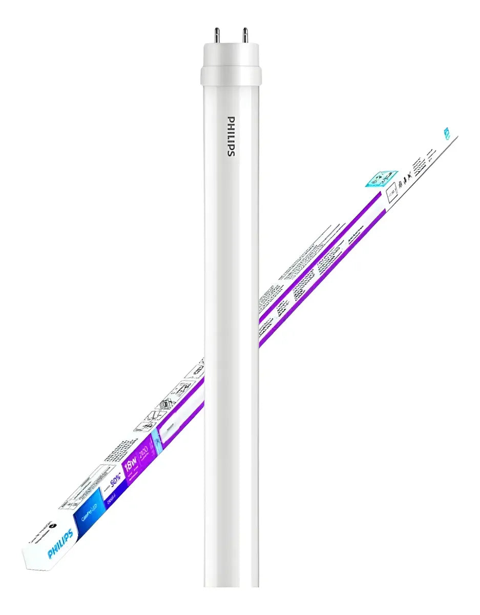 Lampada Tubular T8 120cm 18w Philips Quente 3000k Amarela