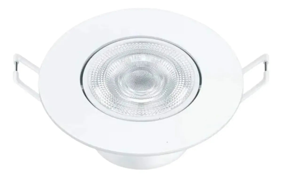 Spot Led Philips Redondo Embutir 4.2w Luz Quente 2700K