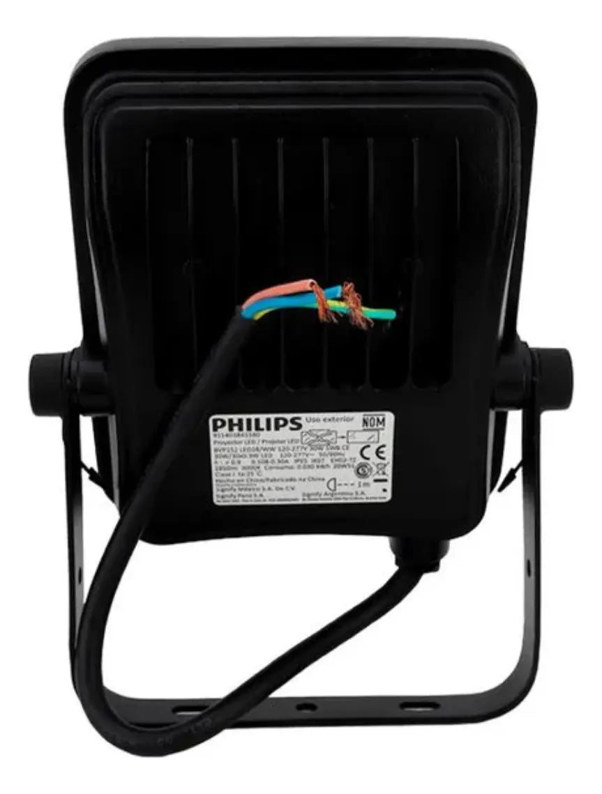 Refletor Projetor Philips 10w Luz Quente 3000K Amarela IP65