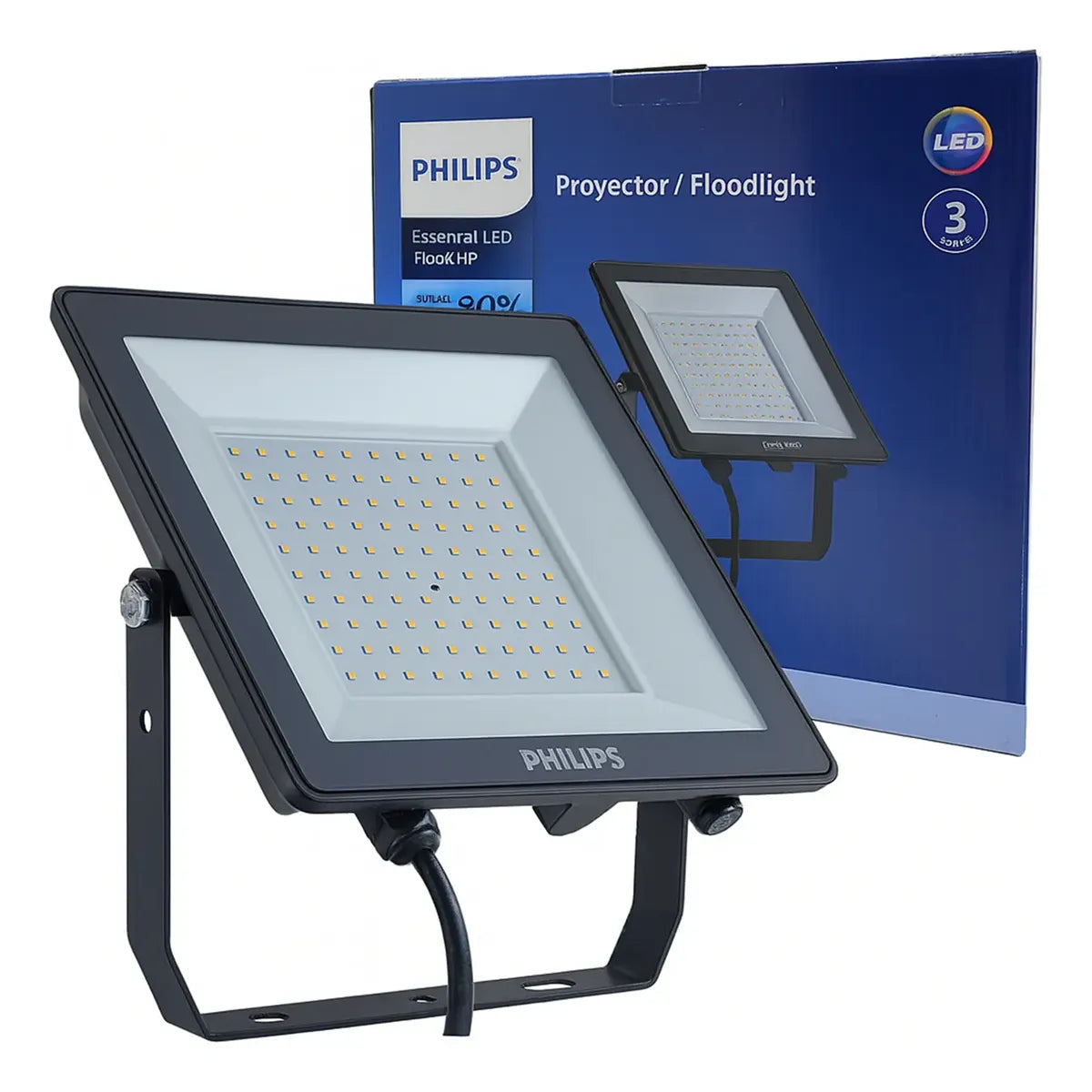 Refletor Projetor Led Philips 100w Branco Frio 6500K IP65