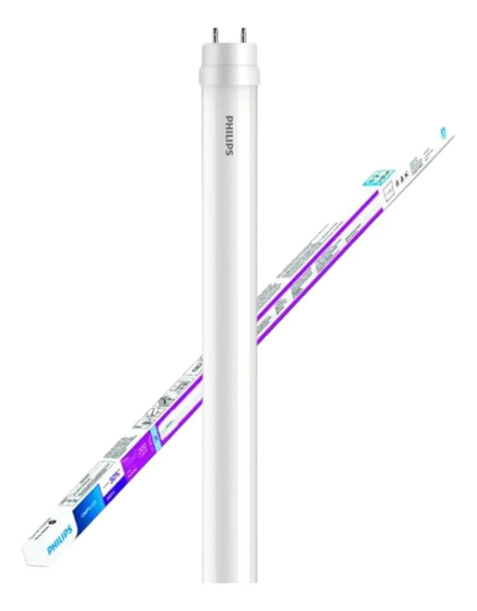 Lampada Tubular T8 60cm 9w Philips Quente 3000k Amarela