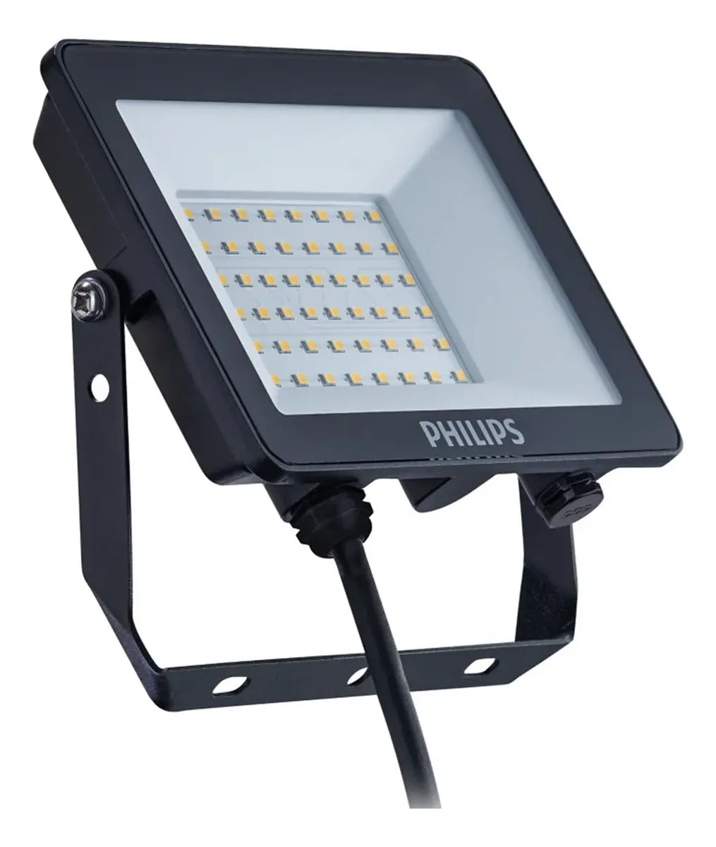 Refletor Projetor Philips 30w Luz Quente 3000K Amarela IP65