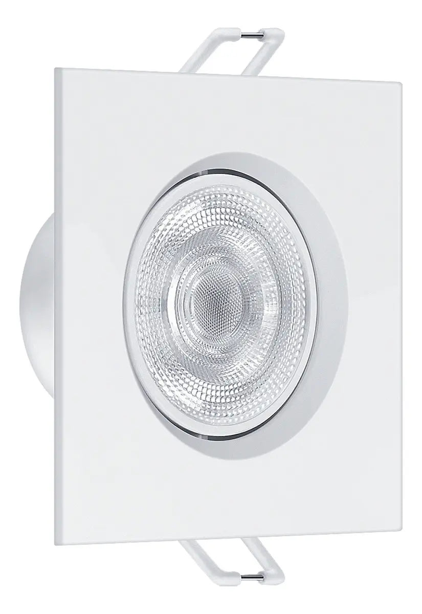 Spot Led Philips Quadrado Embutir 4.2w Luz Quente 2700K