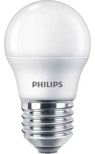 Lampada Mini Bulbo Bolinha 4w Philips Quente 3000K E27