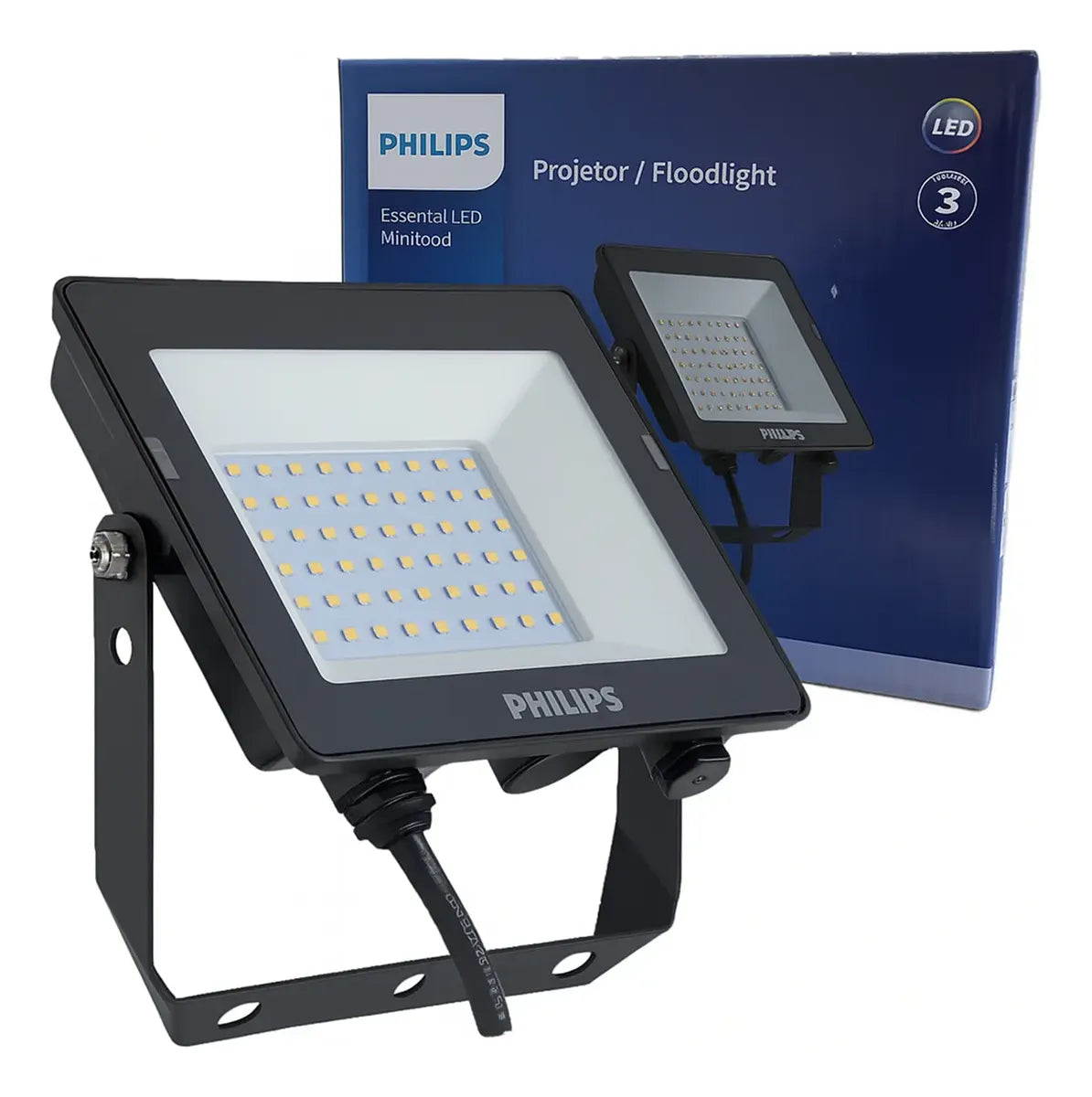 Refletor Projetor Led Philips 50w Branco Frio 6500K IP65